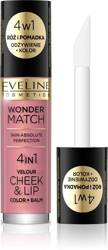 Eveline Wonder Match Róż i Pomadka w płynie 4w1 nr 03  4.5ml