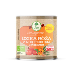 DARY NATURY DZIKA RÓŻA Z ROKITNIKIEM LIOFILIZOWANA SPROSZKOWANA BIO 70 g