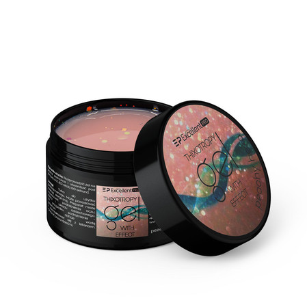 Thixotropy Gel With Effect żel budujący Peachy Hexa 15g