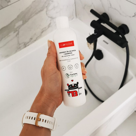 LullaLove, Łagodny żel do mycia i szampon dla niemowląt i dzieci, 280 ml