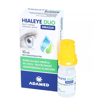 Hialeye Duo krople do oczu w postaci emulsji 10 ml