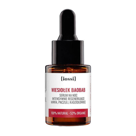 Iossi - Serum intensywna nocna regeneracja. Wiesiołek & Baobab - 10 ml