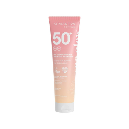 Alphanova Daily Sun, Glow, mleczko do opalania SPF50+, 150 ml