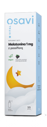 Melatonina 1 mg z passiflorą - o smaku czarnej porzeczki (25 ml)
