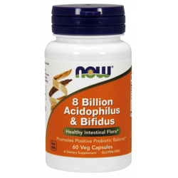 8 miliardów Acidophilus & Bifidus - Probiotyk (60 kaps.)