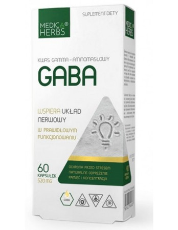 MEDICA HERBS Gaba 520mg, 60 kaps.