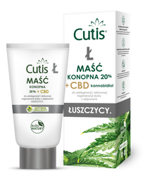 Cutis Ł - ŁUSZCZYCA maść konopna 20% + CBD 120 ml