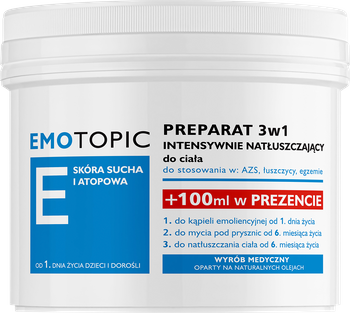 Emotopic Preparat 3w1 intensywnie natłuszczający do ciała 500 ml