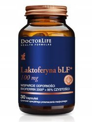 Doctor Life Laktoferyna bLF 100mg suplement diety wspomagający odporność 30 kaps.