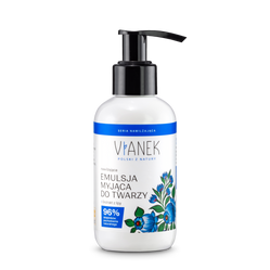 Vianek, Nawilżająca emulsja myjąca do twarzy, 150 ml