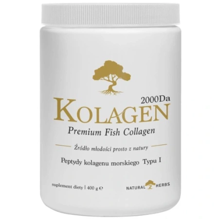 Natural Herbs Kolagen Rybi Naticol® Premium Typu I 100% Pure Powder 400g