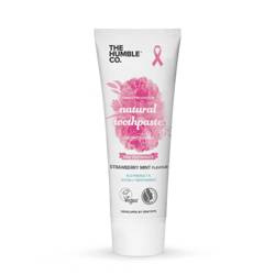Humble Brush, Naturalna pasta do zębów z fluorem, Limitowana Edycja, PINK RIBBON EDITION, różowa,  75ml