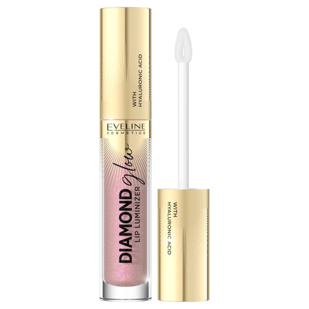 Eveline Diamond Glow Lip Luminizer Błyszczyk do ust z kwasem hialuronowym nr 08 4.5ml