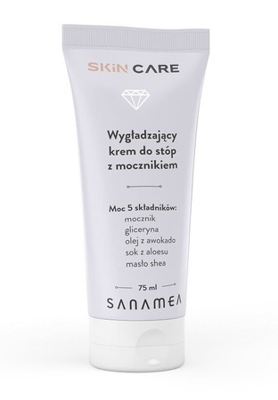 Sanamea Skin Care Wygładzający krem do stóp z mocznikiem, 75 ml