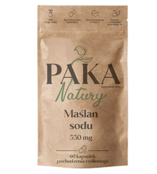 Paka Natury Maślan sodu 550 mg 60 kaps.