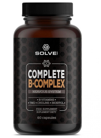 SolveLabs Complete B-complex kompleks Witamin B - 60 kaps.