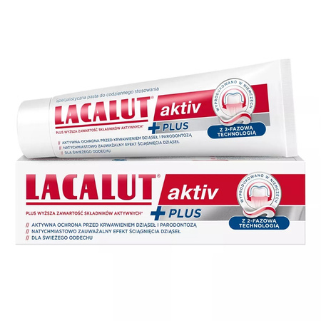 LACALUT AKTIV PLUS Pasta d/zęb. 75ml