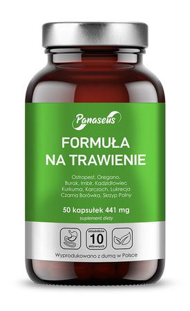 Panaseus Formuła na trawienie 50 kapsułek