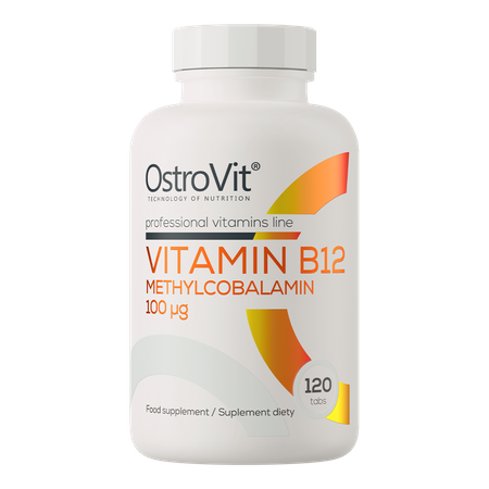 OstroVit Witamina B12 Metylokobalamina 100 µg - 120 tabl.