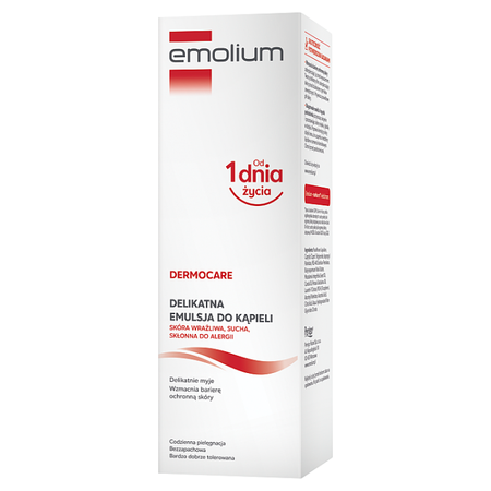 Emolium Dermocare Delikatna emulsja do kąpieli 400 ml