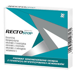 Pharmacy Lap  Rectostop dla osób ze skłonnością do hemoroidów 30 tabl.
