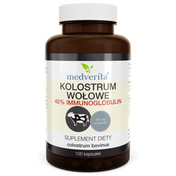 Medverita Colostrum wołowe 400 mg 100 kaps.