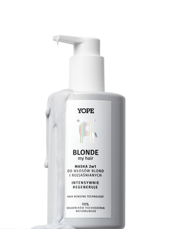 Yope - Blonde My Hair maska 2w1 do włosów blond i rozjaśnianych 300ml