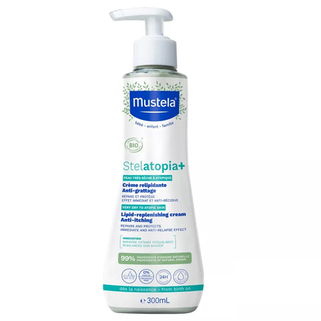 Mustela Stelatopia+Krem uzupełniajacy lipidy 300ml