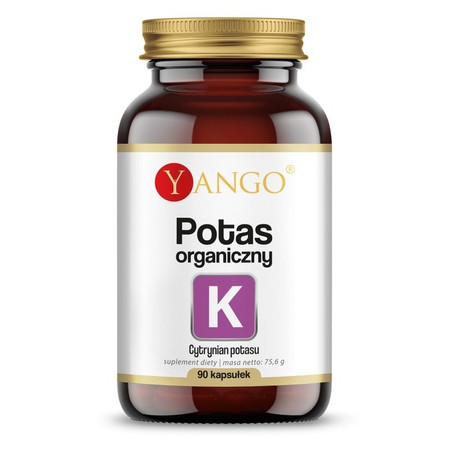 Yango Potas organiczny na wsparcie gospodarki wodno - eletrolitowej 90 kaps.
