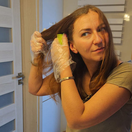 Indus Valley, Żelowa farba do włosów, naturalna, najwyższa skuteczność pokrycia siwych włosów, CZARNY, Bio-Natural