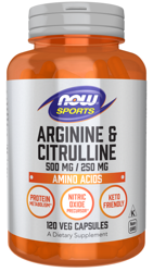 Now Foods - Arginina i Cytrulina (120 kaps.)