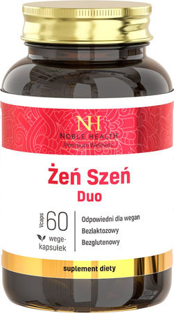 Noble Health Żeń szeń DUO 60 kaps.