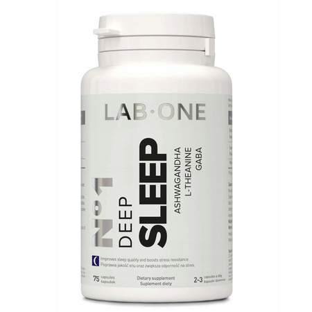 LAB ONE N°1 Deep SLEEP na dobry sen 75 kaps.