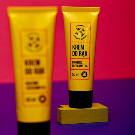 Cztery Szpaki -  Krem do rąk Rokitnik i Bergamotka 50 ml