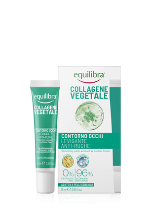 Equilibra Wygładzający przeciwzmarszczkowy krem pod oczy z kolagenem roślinnym 15ml