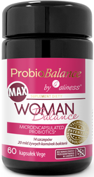 Aliness ProbioBALANCE, Woman Balance MA 20 mld. 60 vege kaps.