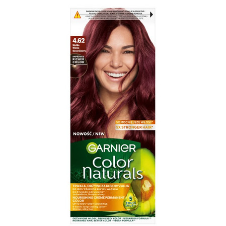 Color Naturals Creme krem koloryzujący do włosów 4.62 Słodka Wiśnia