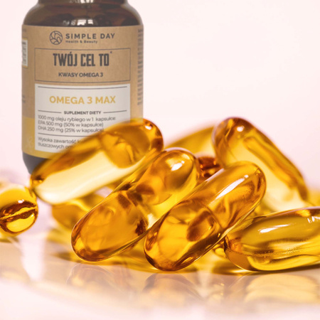 Twój Cel To Omega 3 MAX wsparcie dla serca, mózgu i wzroku 60 kaps.