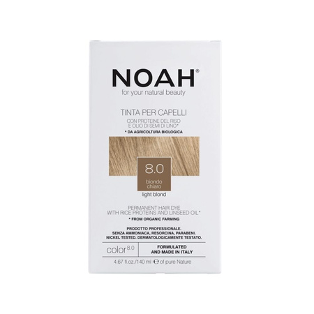 Noah 8.0 Farba trwała do włosów Jasny Blond, 140 ml