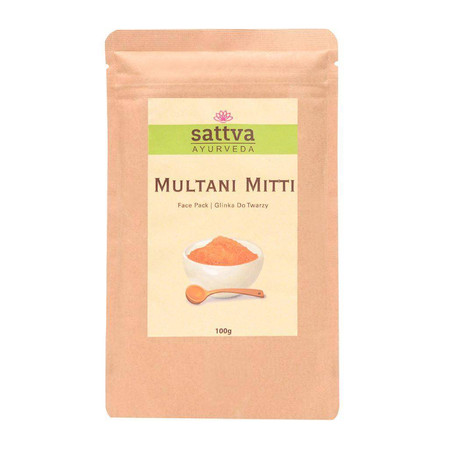Sattva Glinka kosmetyczna do twarzy Multani Mitti 100 g