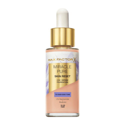 Miracle Pure 2w1 Skin Reset pielęgnujący podkład z serum o wegańskiej formule 10-30 Fair 30ml