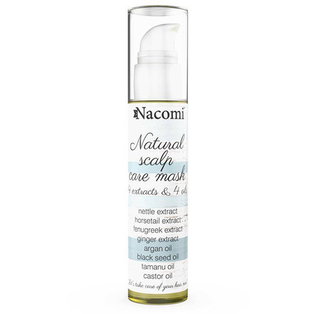 Nacomi - Naturalna olejowa maska do skóry głowy - 50 ml