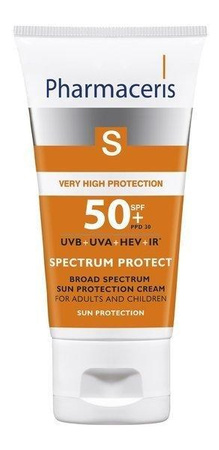 Pharmaceris S krem o szerokopasmowej ochronie SPF 50+ PPD 30, HEV, IR 50 ml