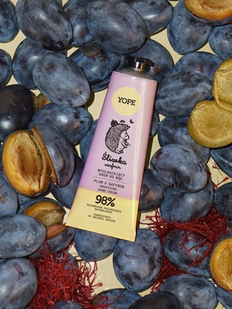 Yope Śliwka & Szafran – naturalny krem do rąk 50ml