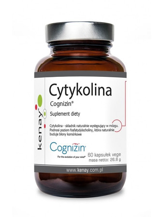 KENAY Cytykolina Cognizin na wsparcie pamięci, koncentracji i pracy mózgu 60 kaps.