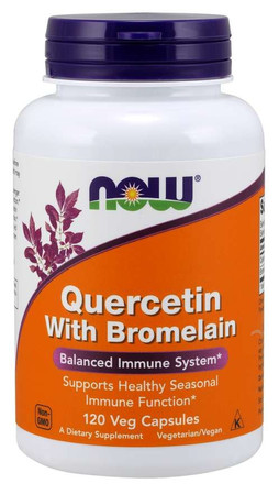 Kwercetyna i Bromelaina (120 kaps.)
