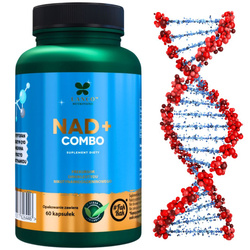 Lanco Nutritions NAD+ COMBO 730mg na wsparcie witalności i energii 60 kaps.