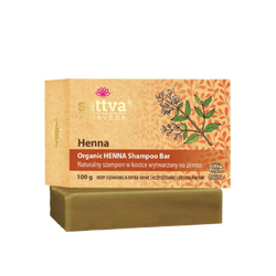 Sattva Organiczny szampon w kostce Henna 100g
