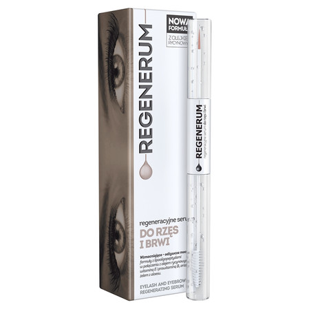 Aflofarm – Regenerum, Regeneracyjne serum do rzęs i brwi – 4 ml + 7 ml