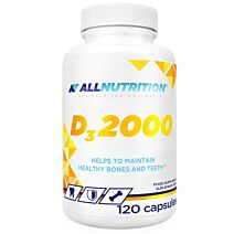 Allnutrition Witamina D3 2000 na wsparcie układu odpornościowego 120 kaps.